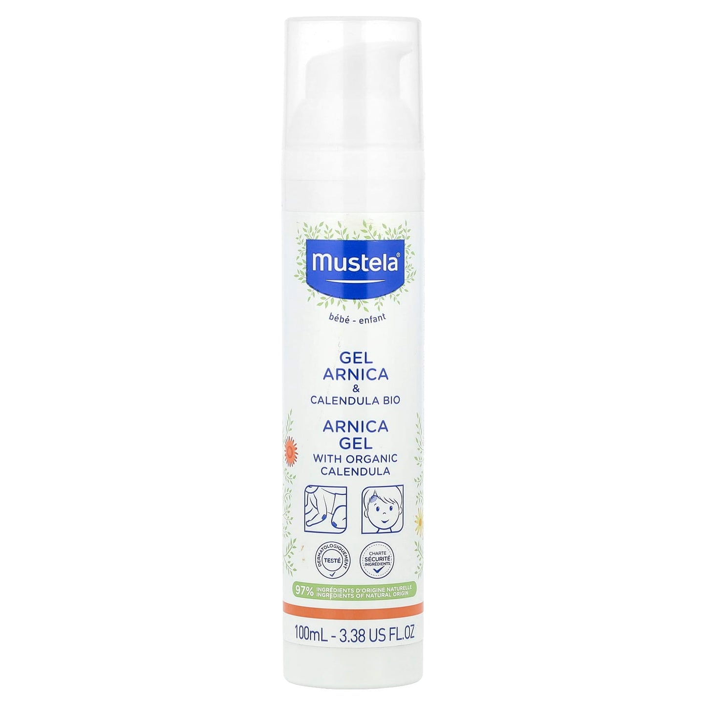 Mustela, Baby, Arnica Gel with Organic Calendula, 3.38 fl oz (100 ml)
