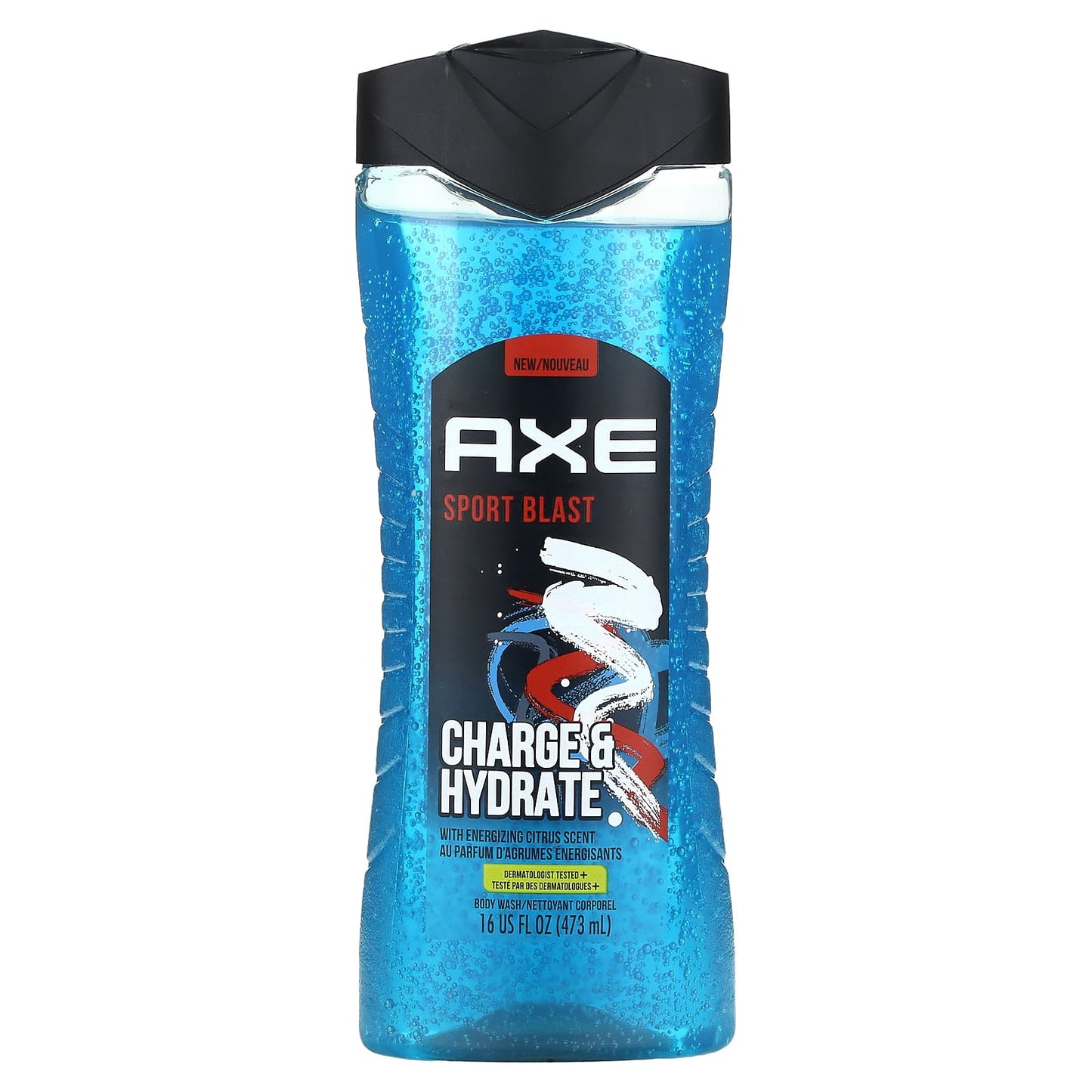 AXE, Sports Blast Body Wash, With Energizing Citrus, 16 fl oz (473 ml)
