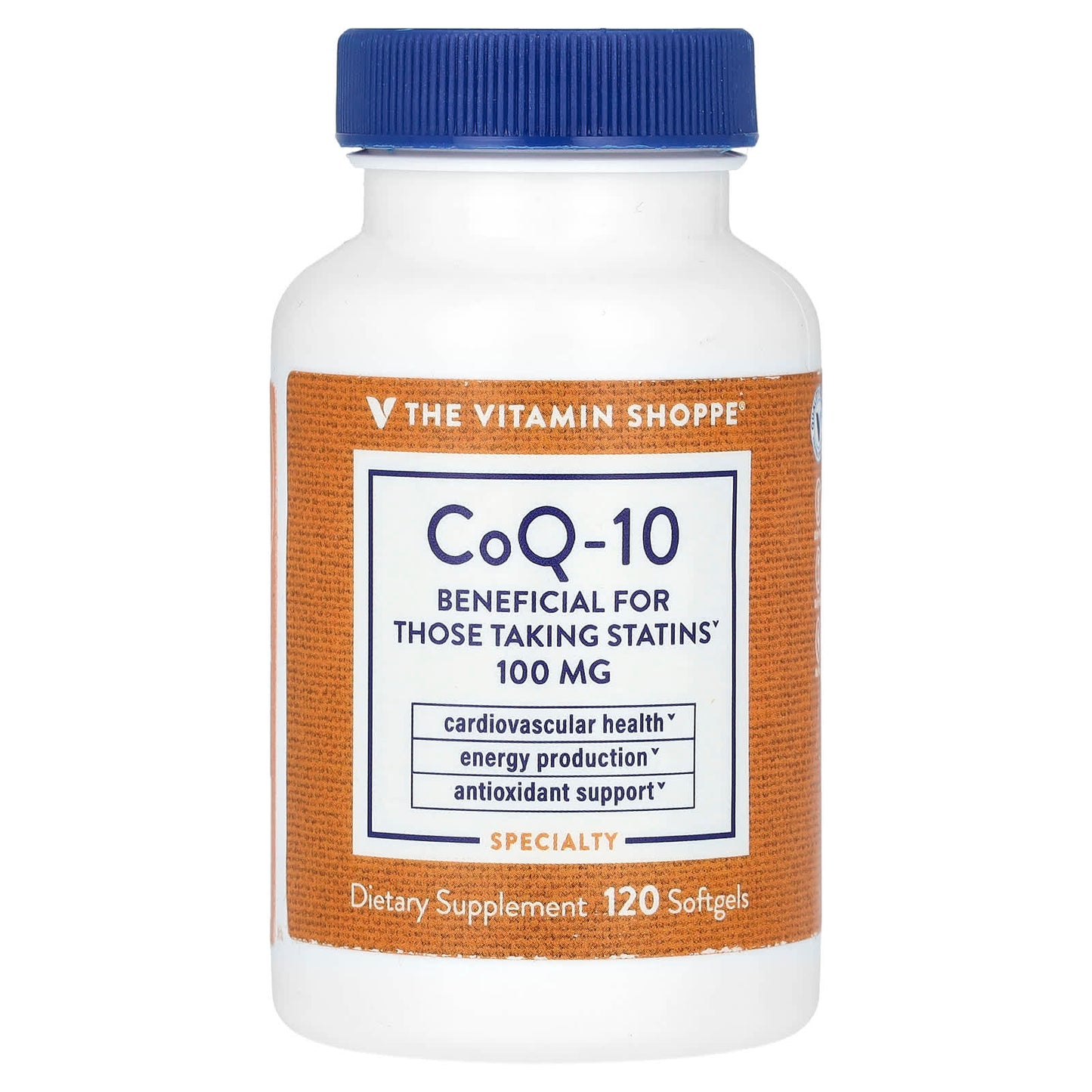 The Vitamin Shoppe, CoQ-10, 100 mg, 120 Softgels - Image 1