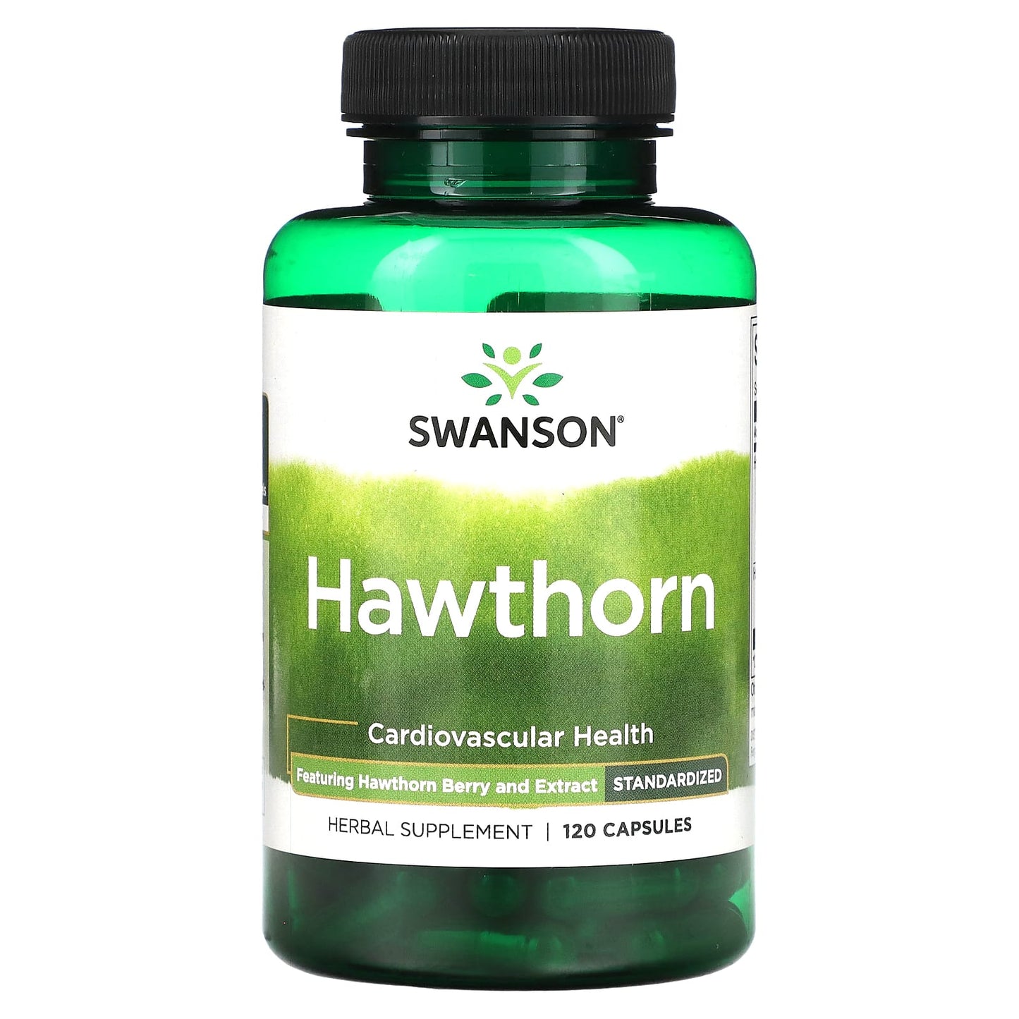 Swanson, Hawthorn, Standardized, 120 Capsules - Image 1