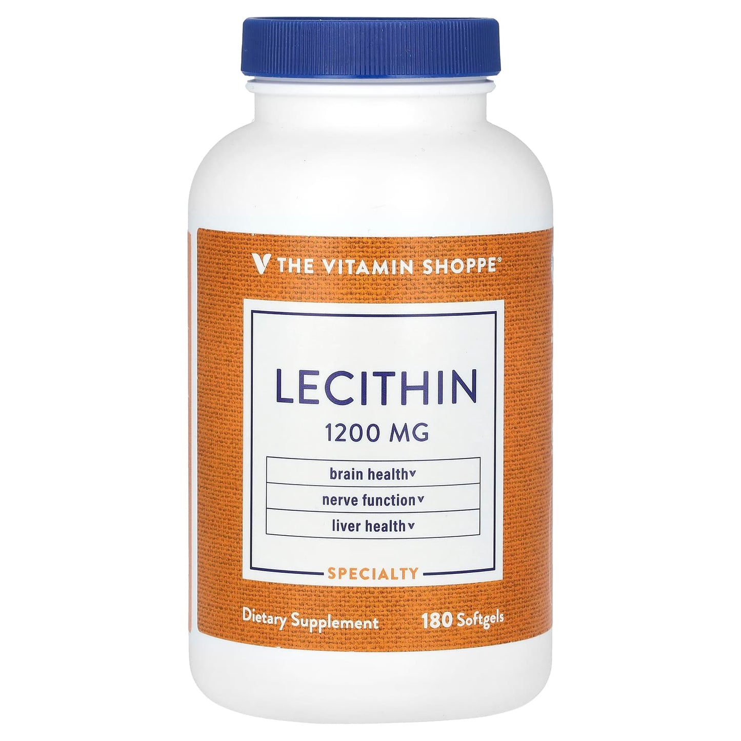 The Vitamin Shoppe, Lecithin, 1,200 mg, 180 Softgels - Image 1