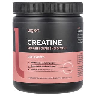 Unlock Strength & Endurance with Legion Athletics Micronized Creatine Monohydrat