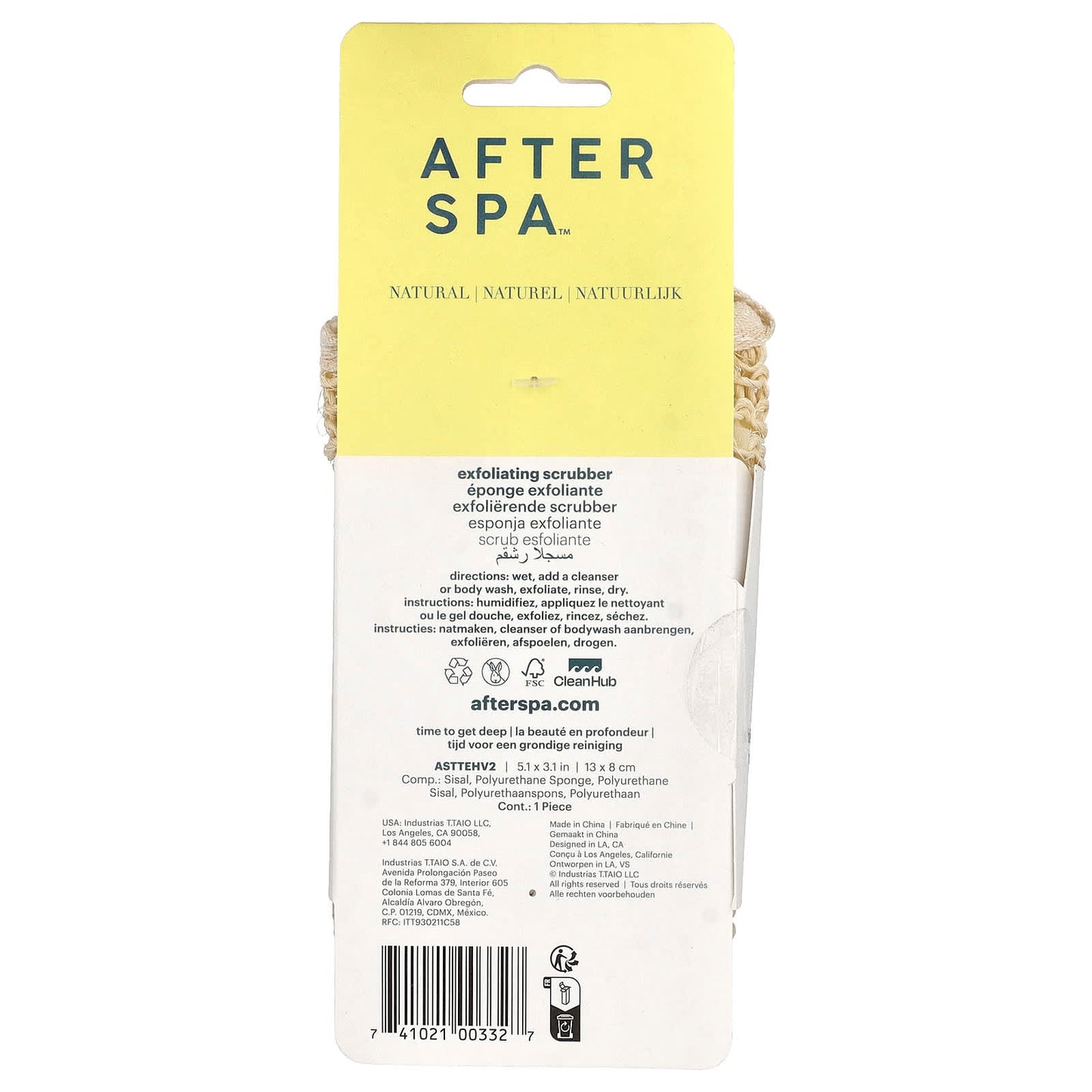 Exfoliating Scrubber by AfterSpa for Deep Skin Cleansing - Image 2