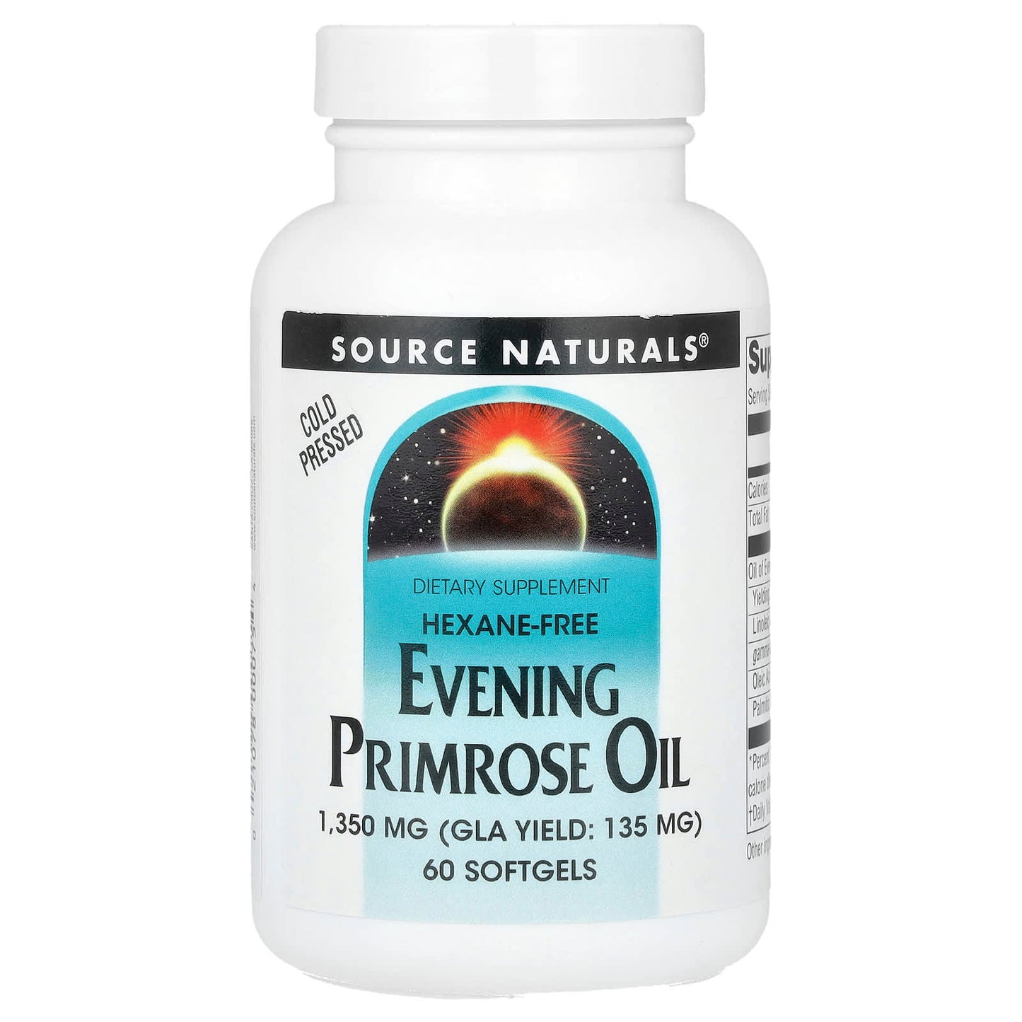 Source Naturals, Evening Primrose Oil, 1,350 mg , 60 Softgels - Image 1