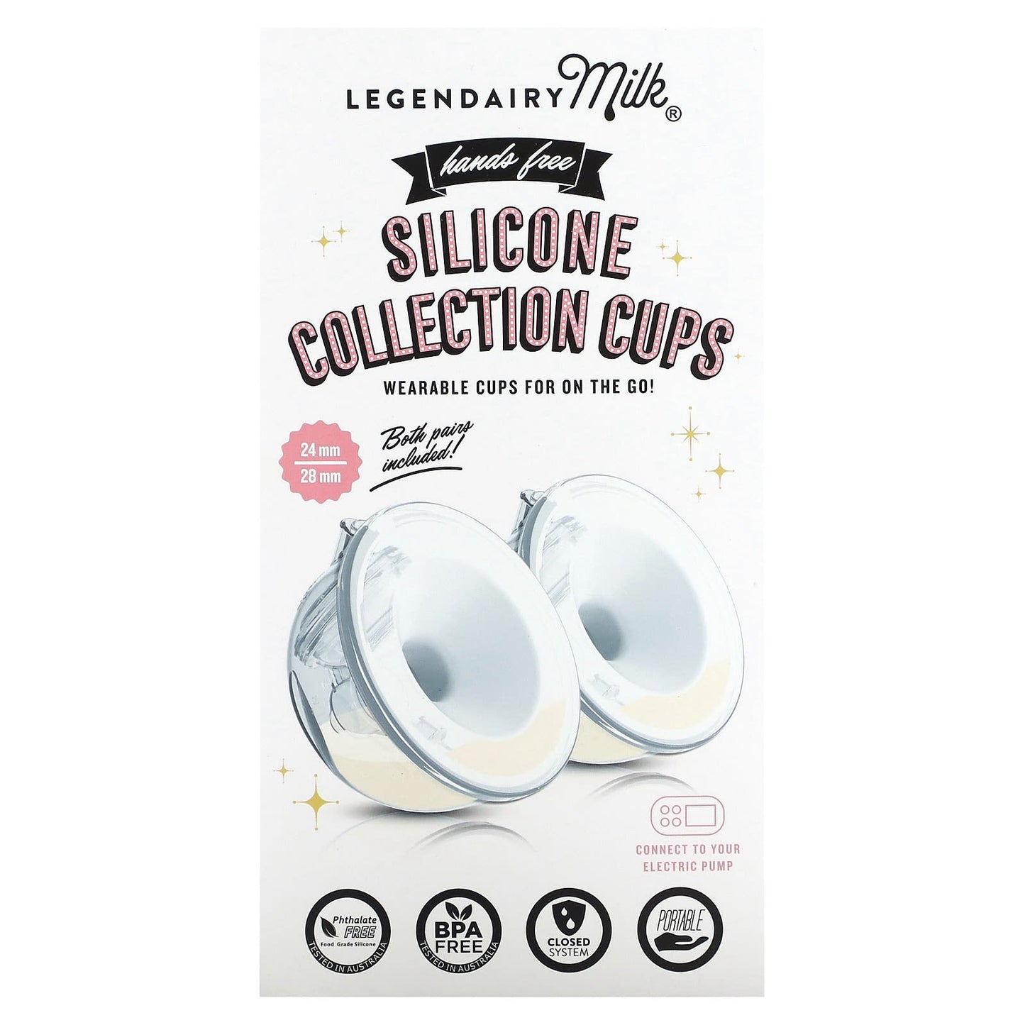 Legendairy Milk, Silicone Collection Cups, 2 Count - Image 1