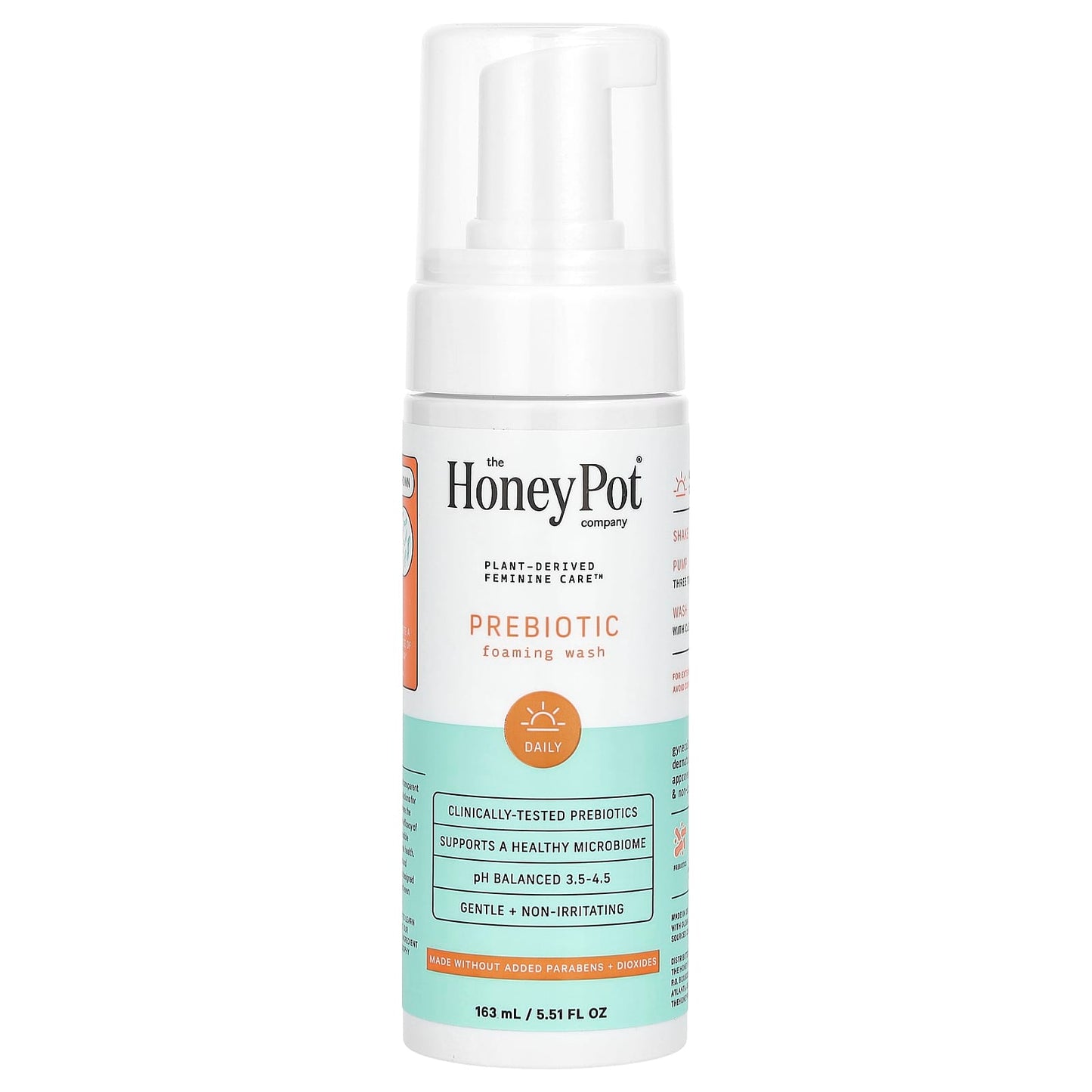 The Honey Pot Company, Probiotic Foaming Wash, 5.51 fl oz (163 ml) - Image 1