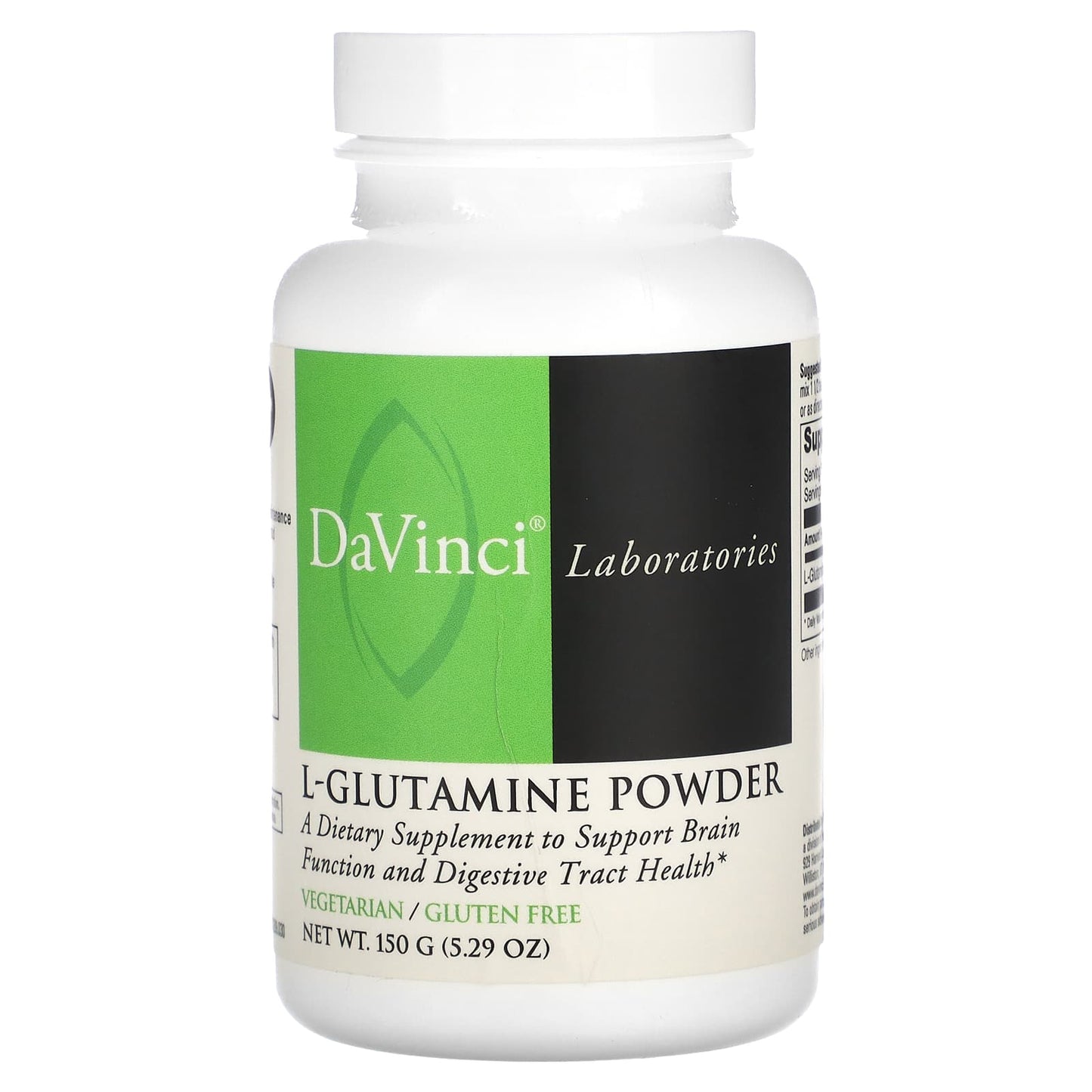 DaVinci Laboratories L-Glutamine Powder for Brain & Digestive Health - Image 1