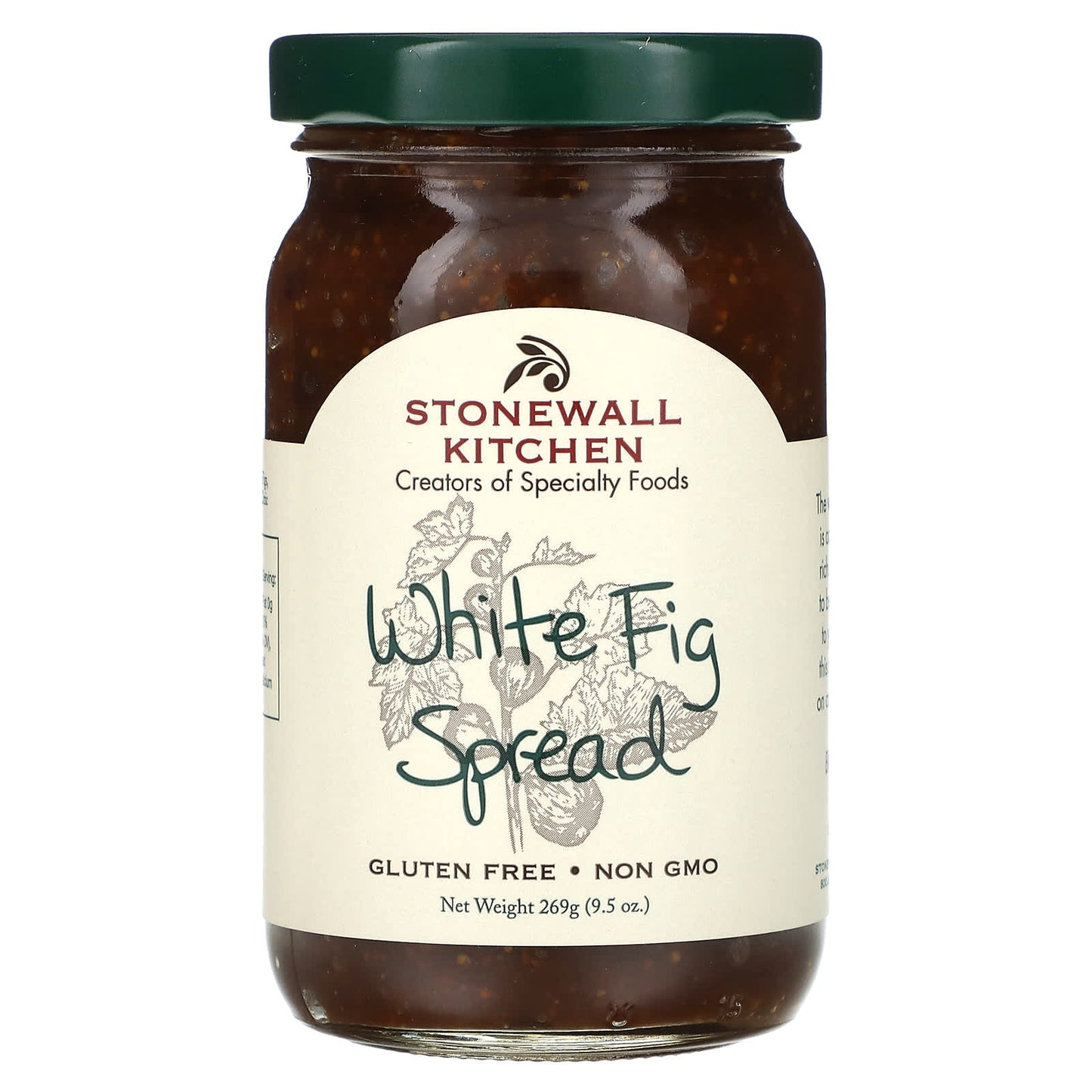 Stonewall Kitchen, White Fig Spread, 9.5 oz (269 g) - Image 1