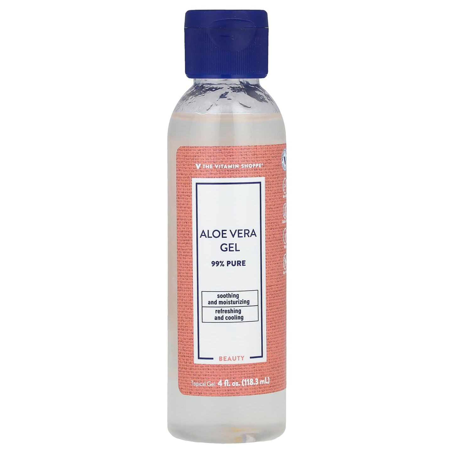 The Vitamin Shoppe, Aloe Vera Gel, 4 fl oz (118.3 ml) - Image 1