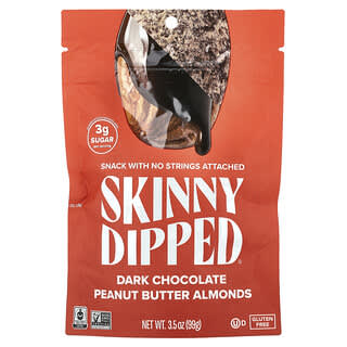Dark Chocolate Peanut Butter Almonds, Gluten-Free & Fair Trade Certified