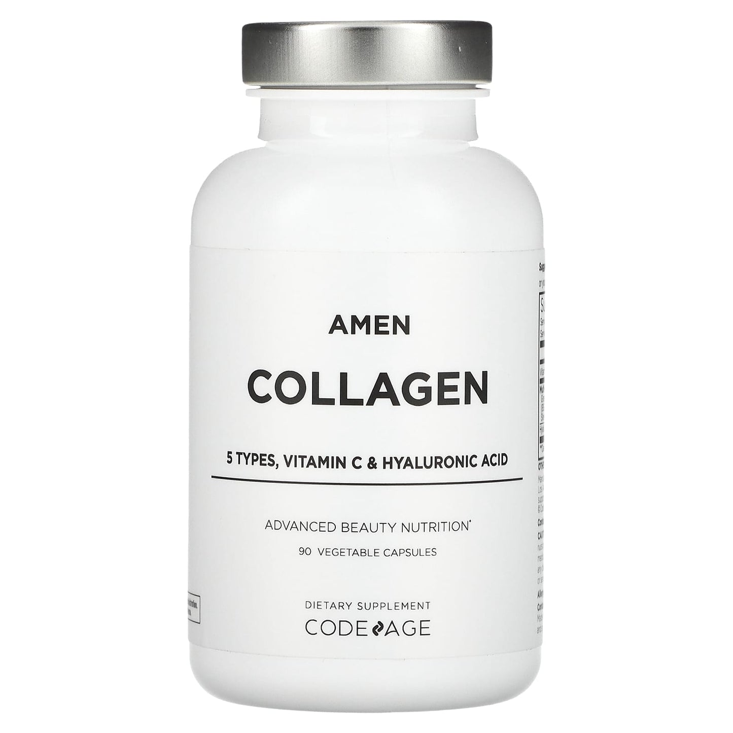 CodeAge Collagen Supplement, 5 Types, 90 Capsules, Non GMO - Image 1