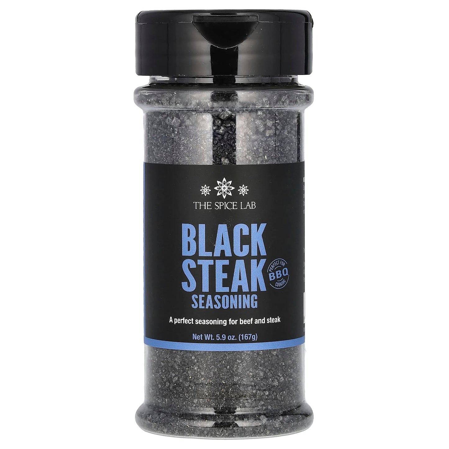 The Spice Lab, Black Steak Seasoning, 5.9 oz (167 g) - Image 1