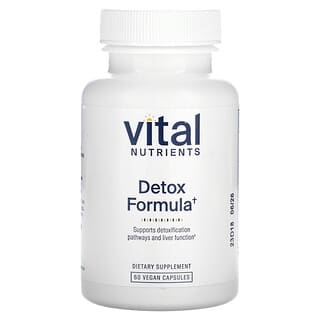 Detox Formula for Healthy Liver Function - 60 Vegan Capsules