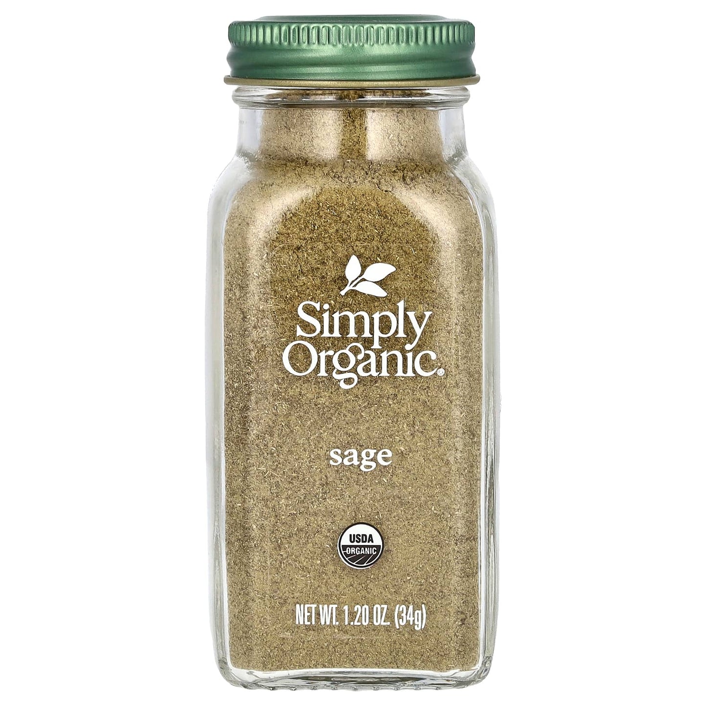 Simply Organic, Sage, 1.2 oz (34 g) - Image 1