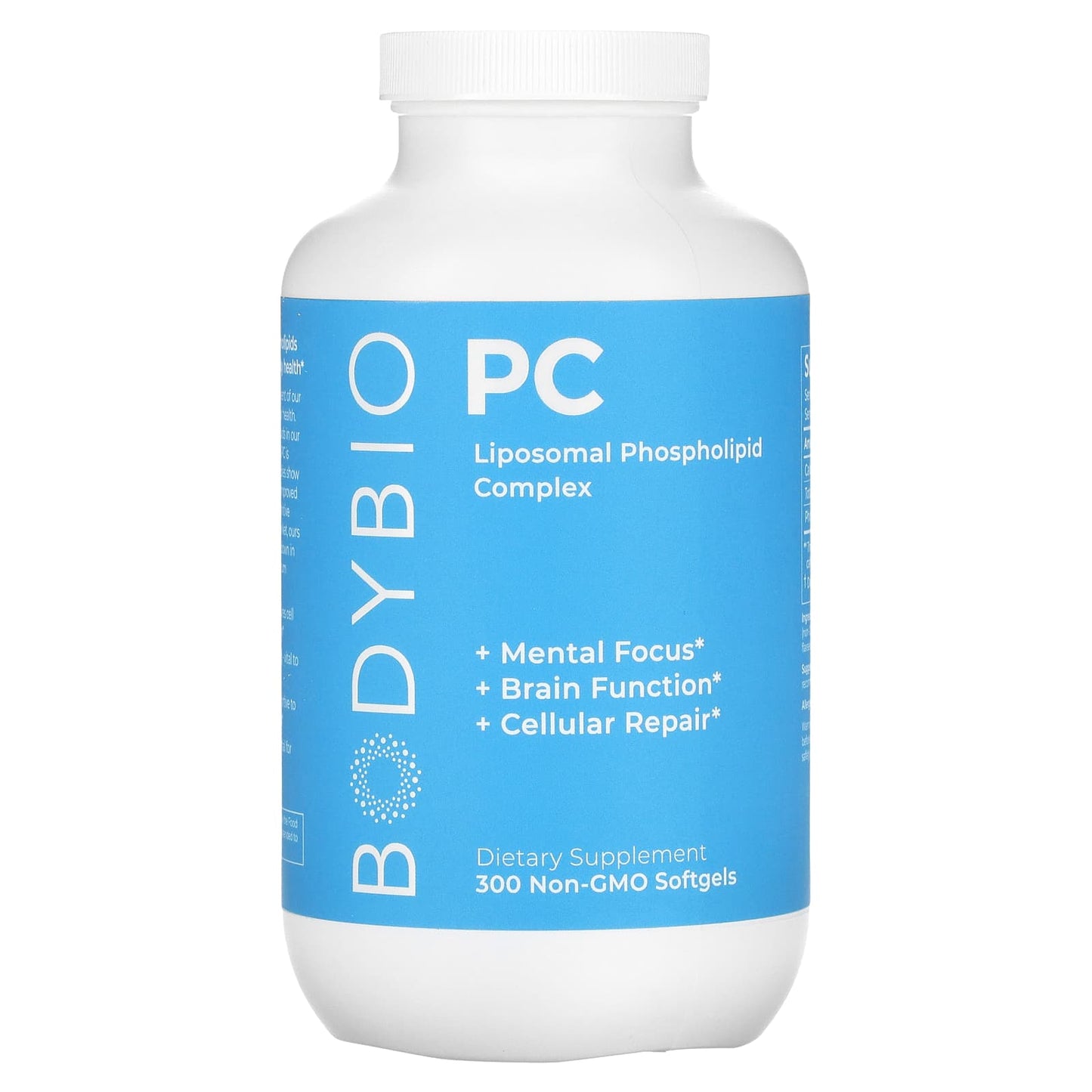 Liposomal Phospholipid Complex for Brain Function and Cellular Health - 300 Softgels - Image 1