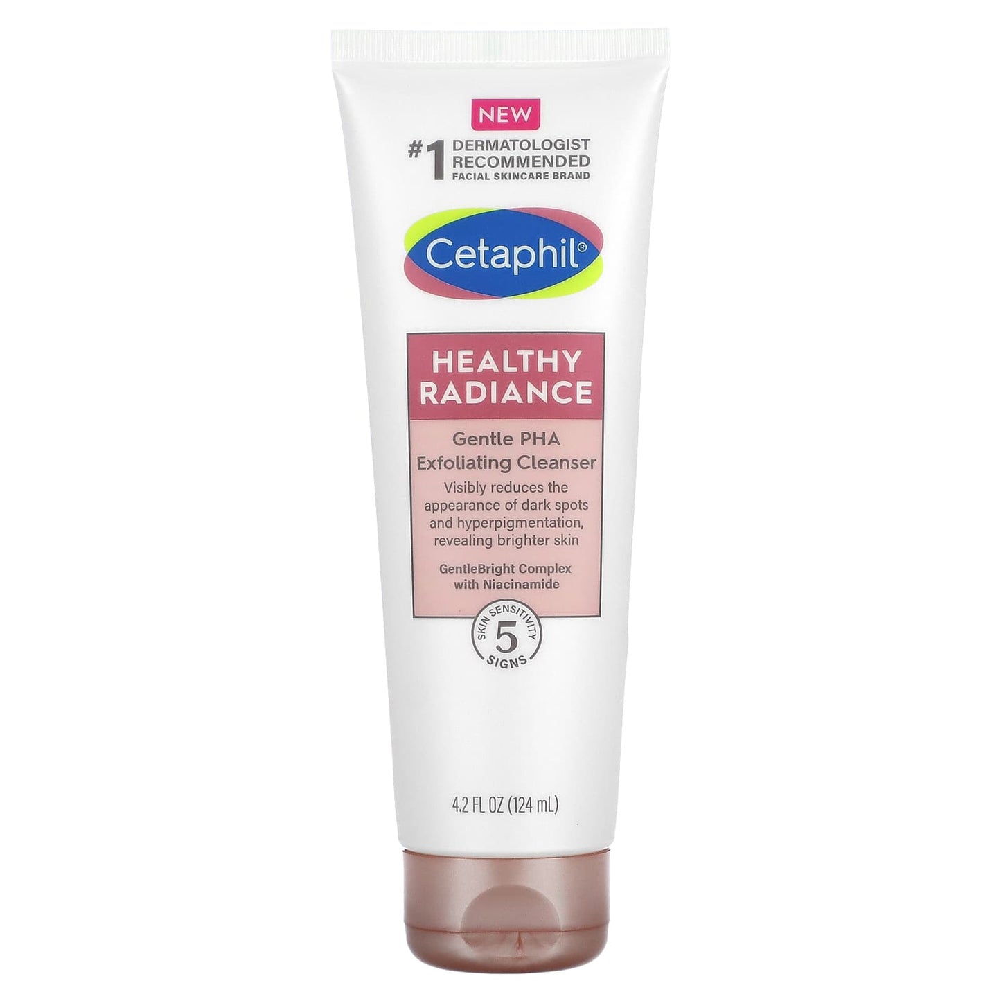 Cetaphil Healthy Radiance Gentle PHA Exfoliating Cleanser, 4.2oz - Image 1