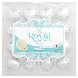 Indulge in ChocZero Royal Truffle White, Coconut Chocolate - 8.5 oz (240 g)