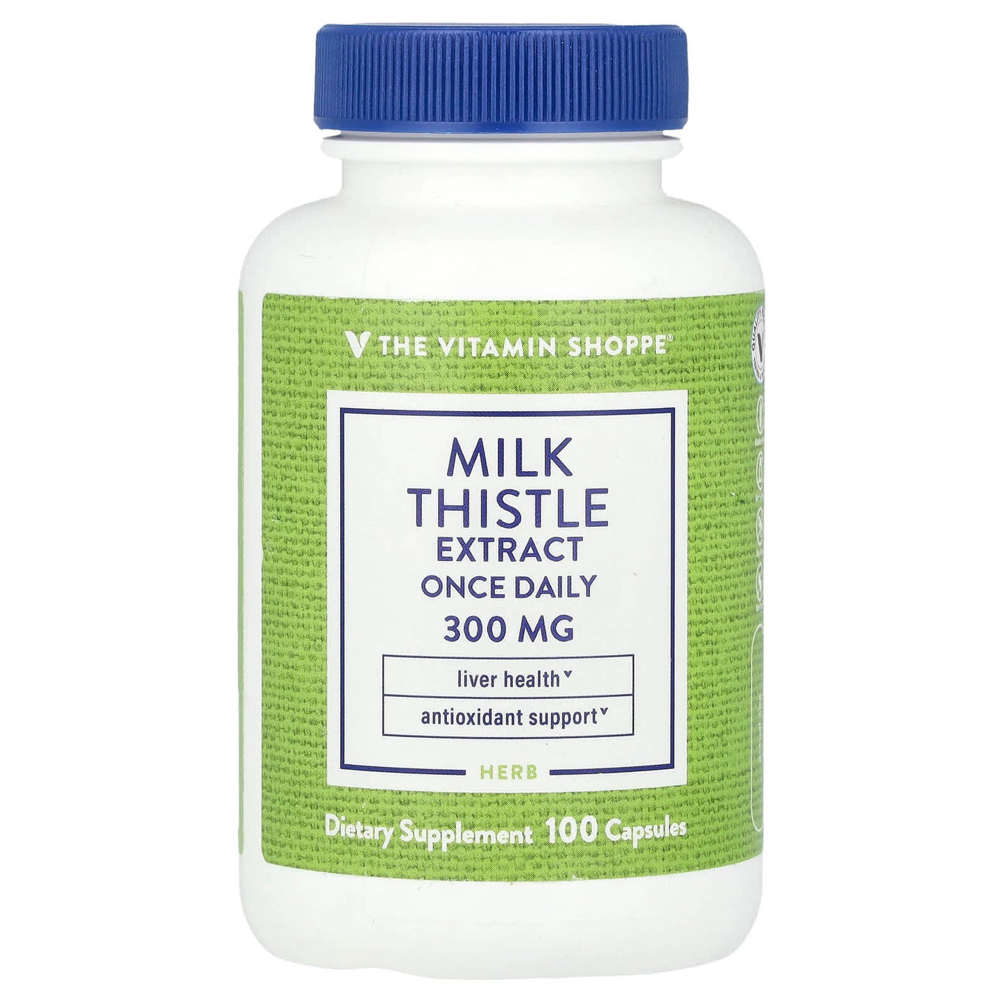 The Vitamin Shoppe, Milk Thistle Extract, 300 mg, 100 Capsules - Image 1