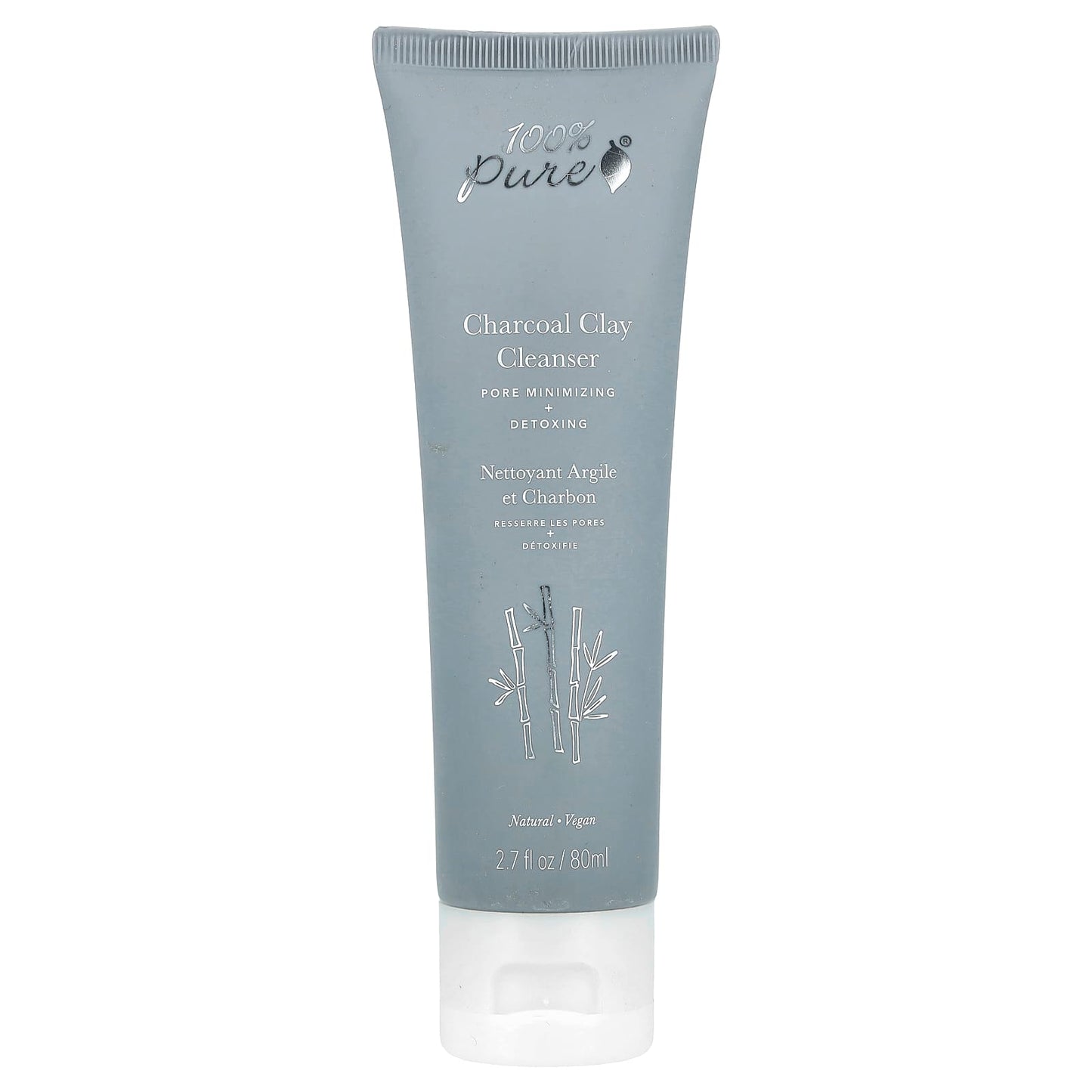 Deeply Purifying Charcoal Clay Cleanser 2.7 oz, Natural & Vegan - Image 1