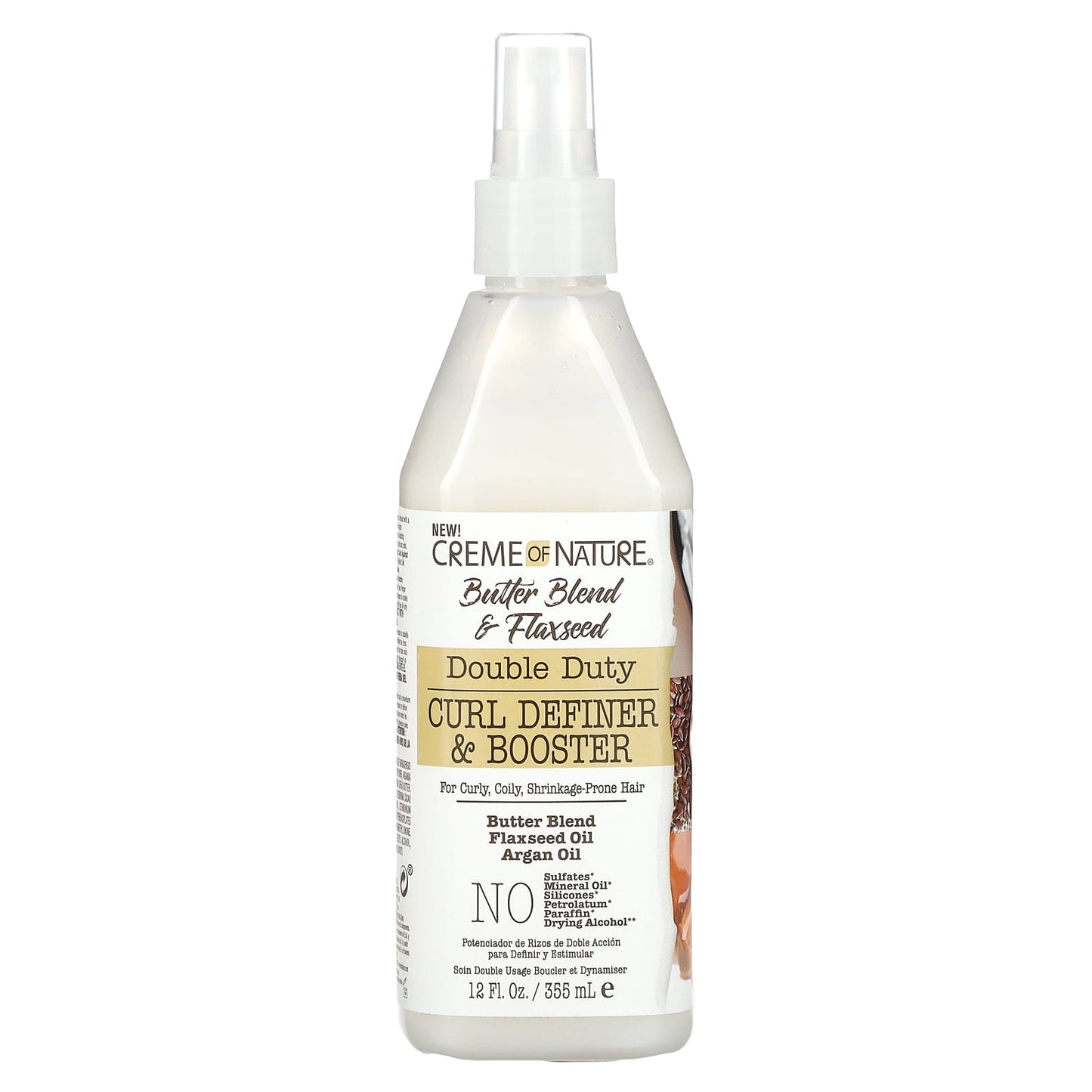 Creme of Nature Double Duty Curl Definer & Booster 12 fl oz - Image 1