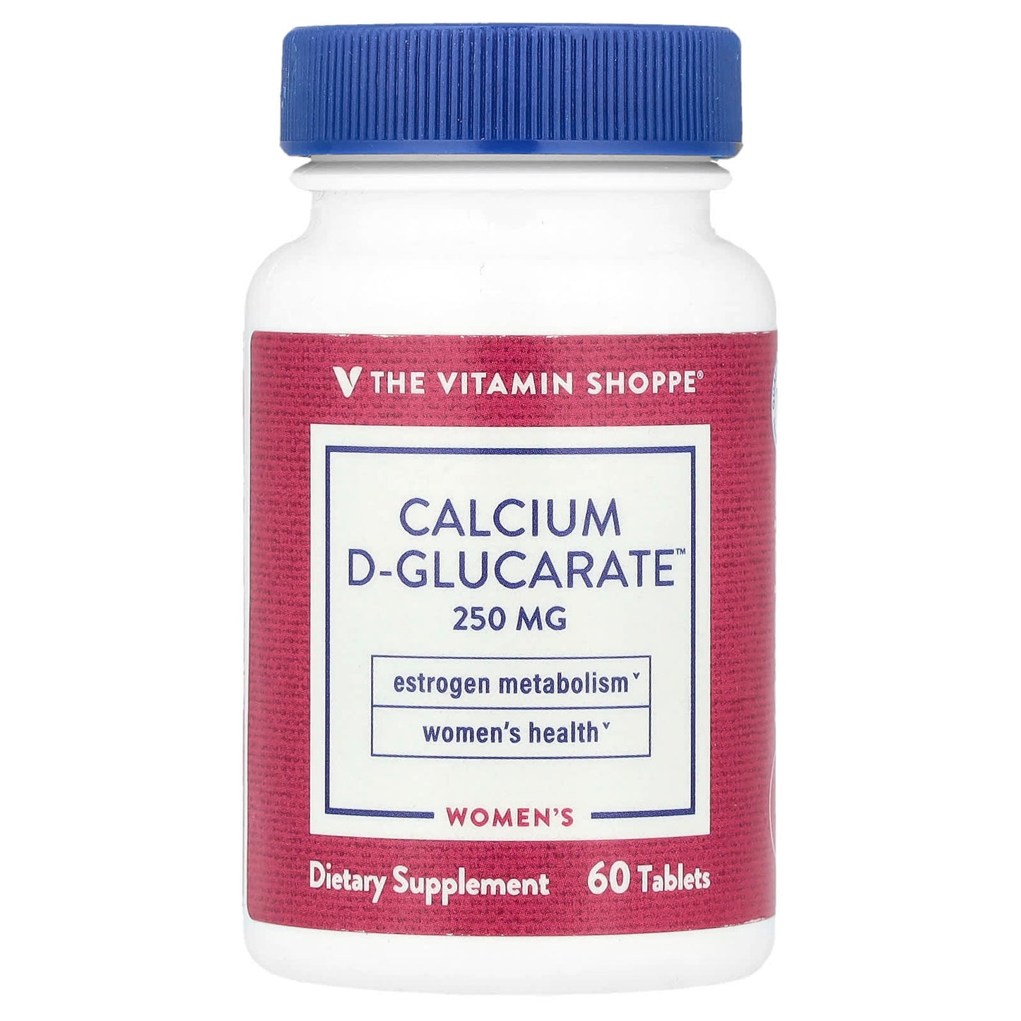 The Vitamin Shoppe, Women's Calcium D-Glucarate™, 250 mg, 60 Tablets - Image 1