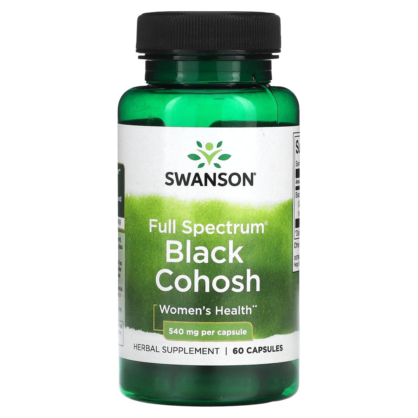 Swanson, Full Spectrum Black Cohosh, 540 mg, 60 Capsules - Image 1