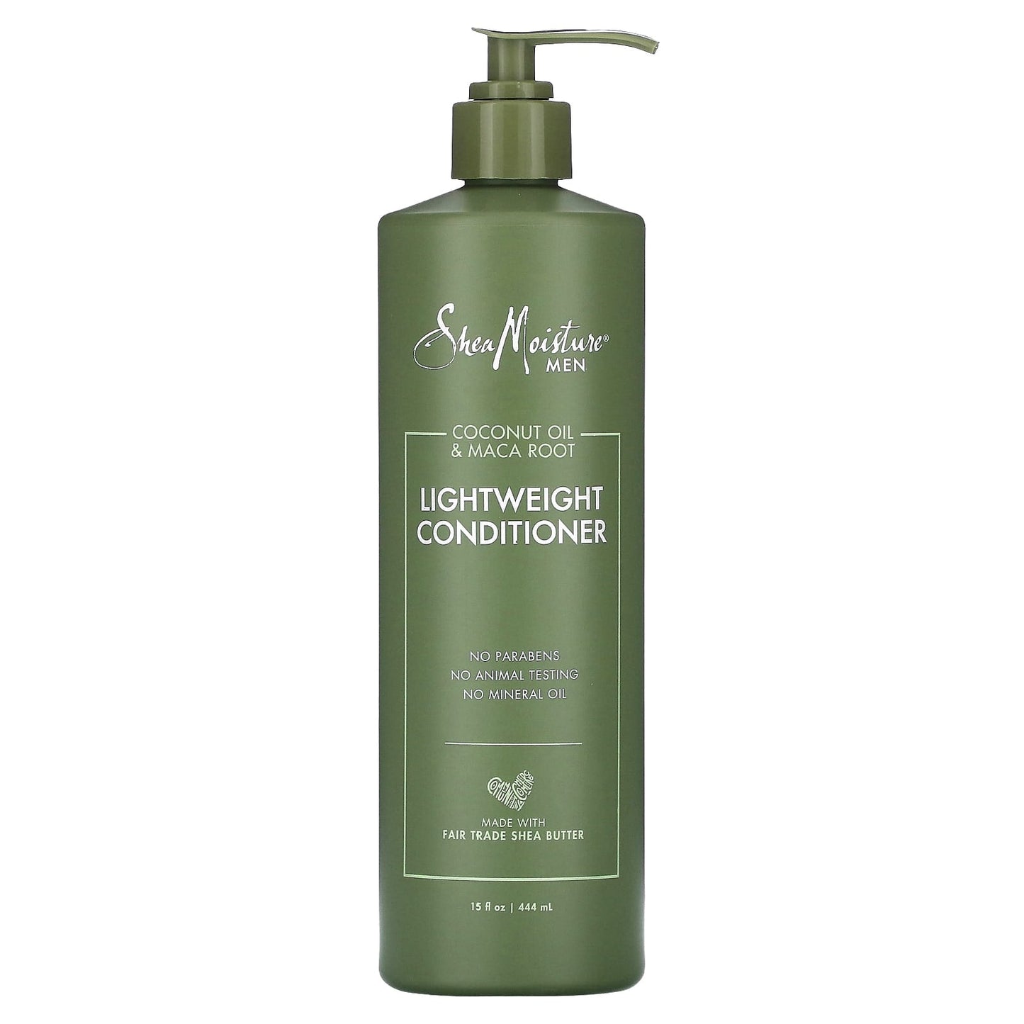 SheaMoisture, Men, Lightweight Conditioner, Coconut Oil & Maca Root, 15 fl oz (444 ml) - Image 1