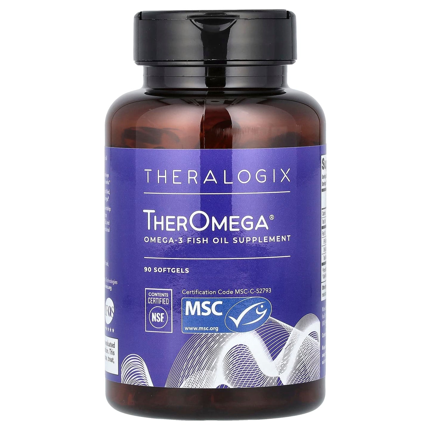 Theralogix, TherOmega, 90 Softgels - Image 1