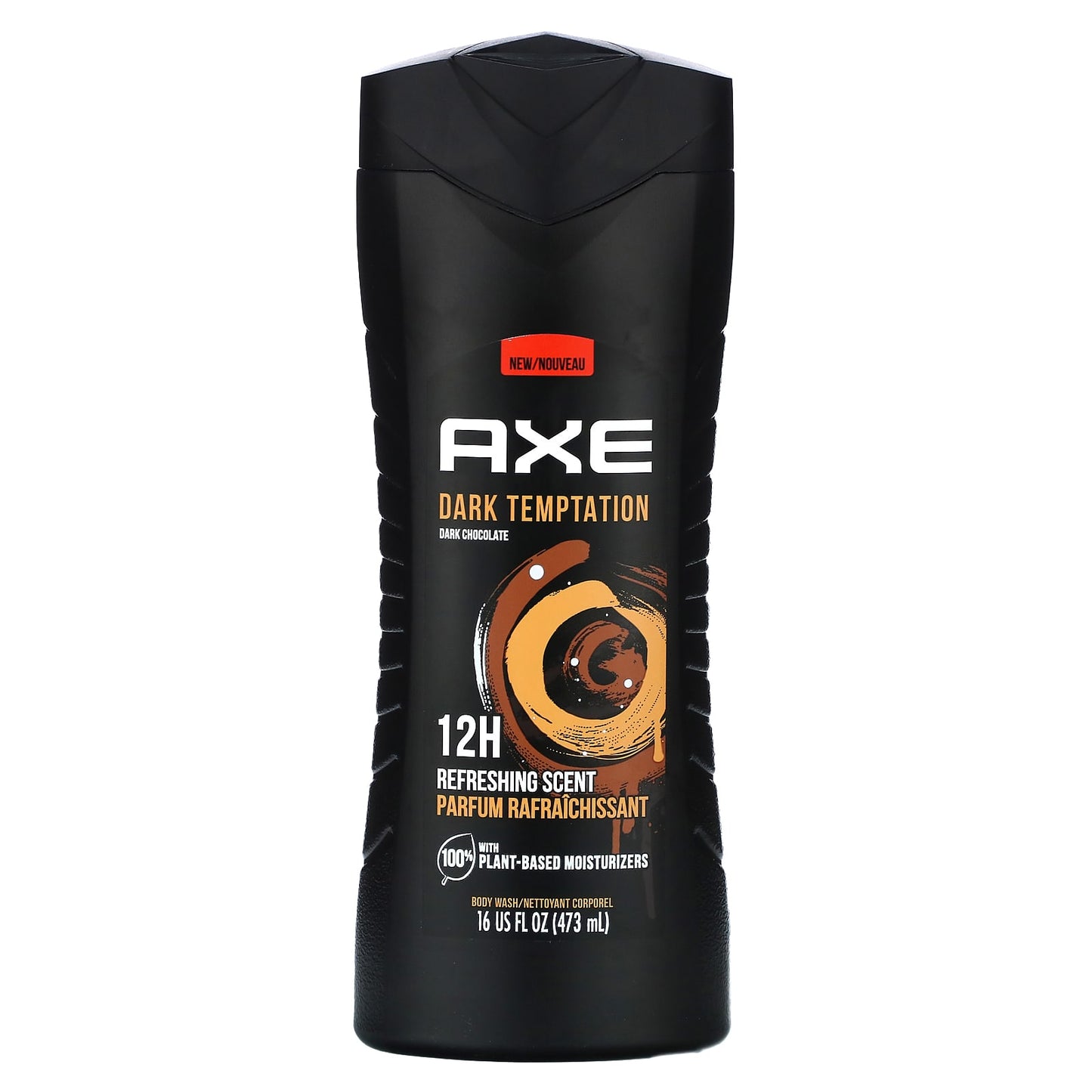 Axe Dark Temptation Body Wash - 12H Dark Chocolate Scent - Image 1