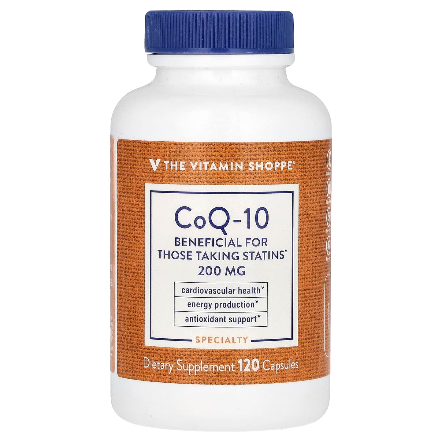 The Vitamin Shoppe, CoQ-10, 200 mg, 120 Capsules - Image 1