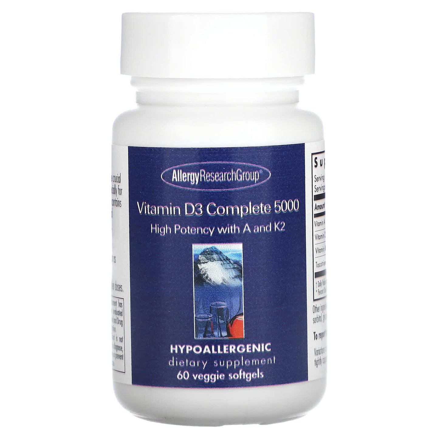 Vitamin D3 Complete 5000 - High Potency with A & K2 for Optimal Health - Image 1