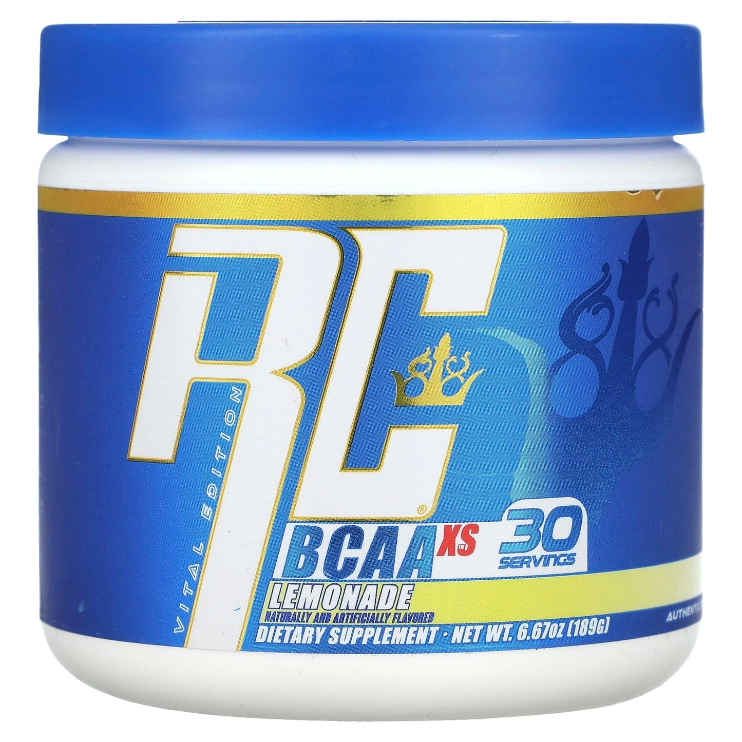 Ronnie Coleman, Vital Edition, BCAA XS, Lemonade, 6.67 oz (189 g) - Image 1