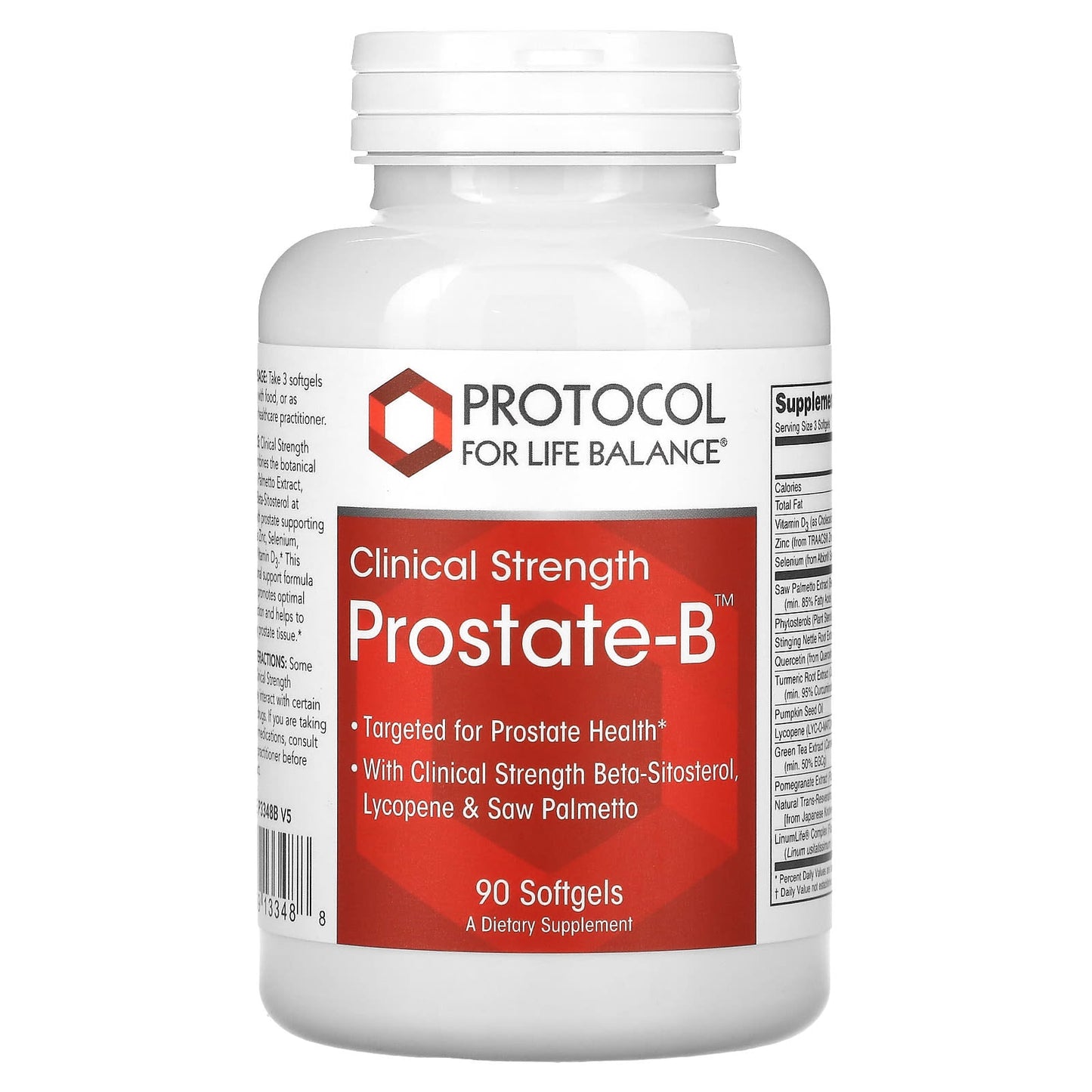 Protocol for Life Balance, Prostate-B, Clinical Strength, 90 Softgels - Image 1