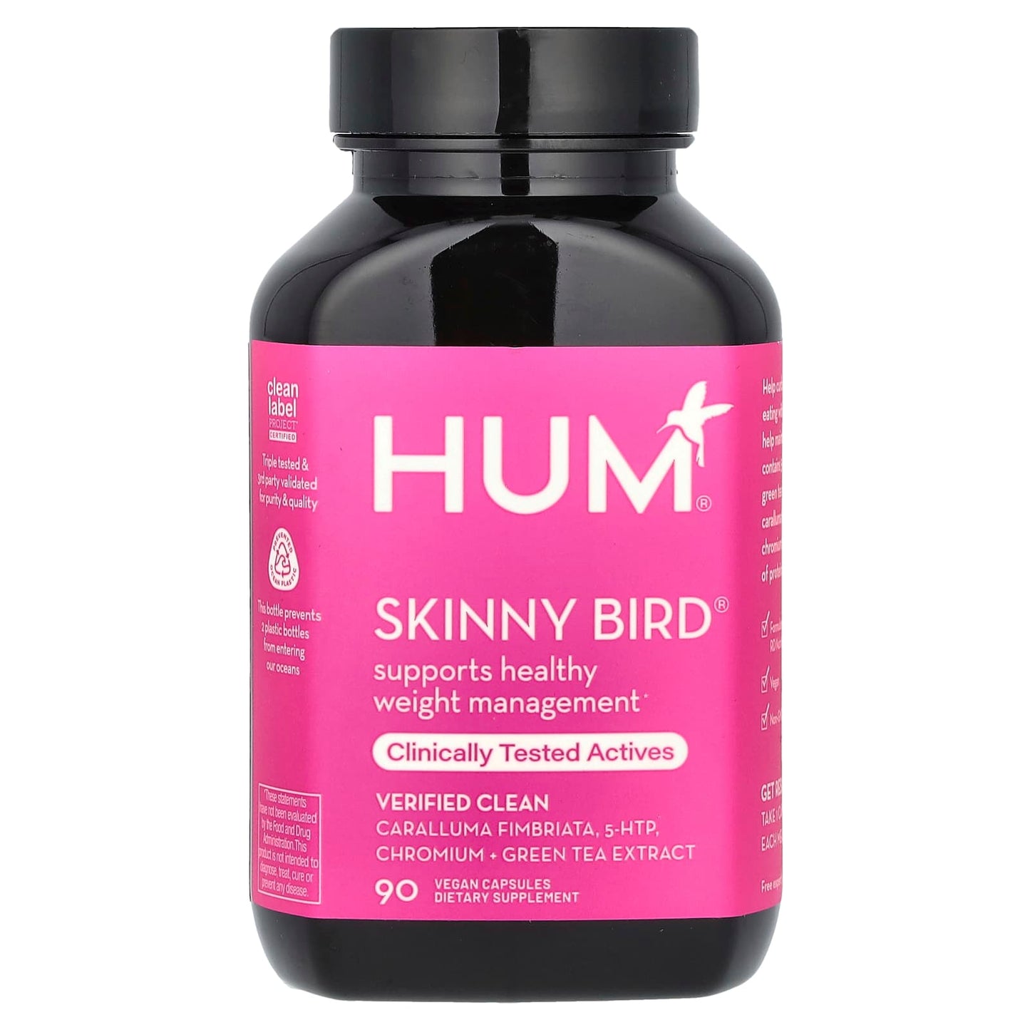 HUM Skinny Bird Vegan Weight Management Support - Image 1