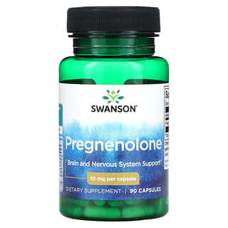 Brain Health Support with Swanson Pregnenolone 10mg Capsules