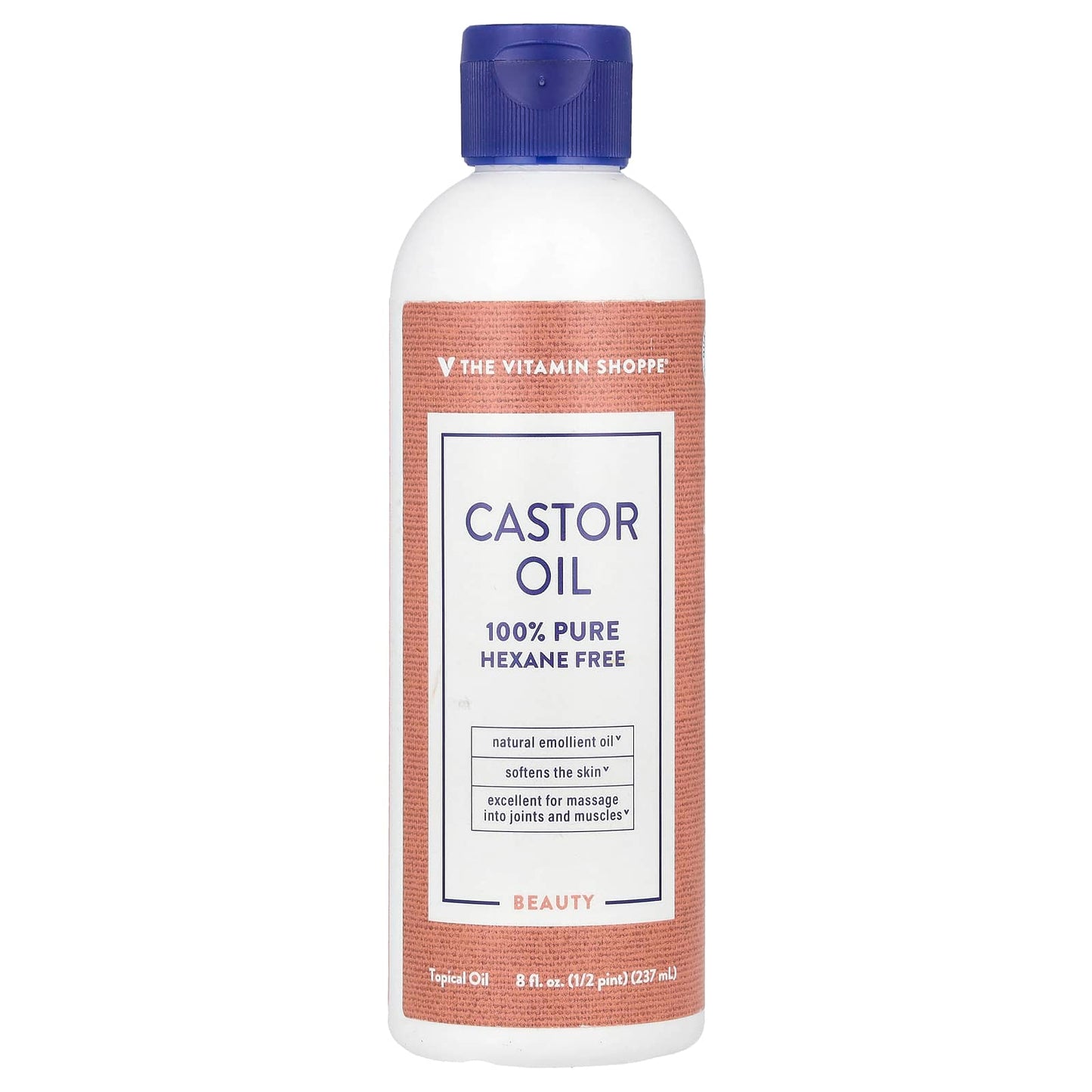 The Vitamin Shoppe, Castor Oil, 8 fl oz (237 ml) - Image 1