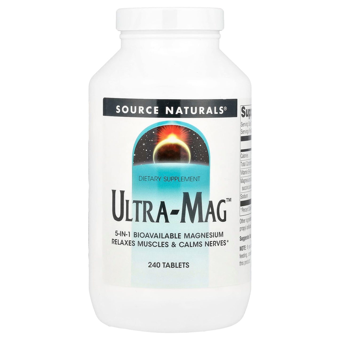Source Naturals, Ultra-Mag™, 240 Tablets - Image 1