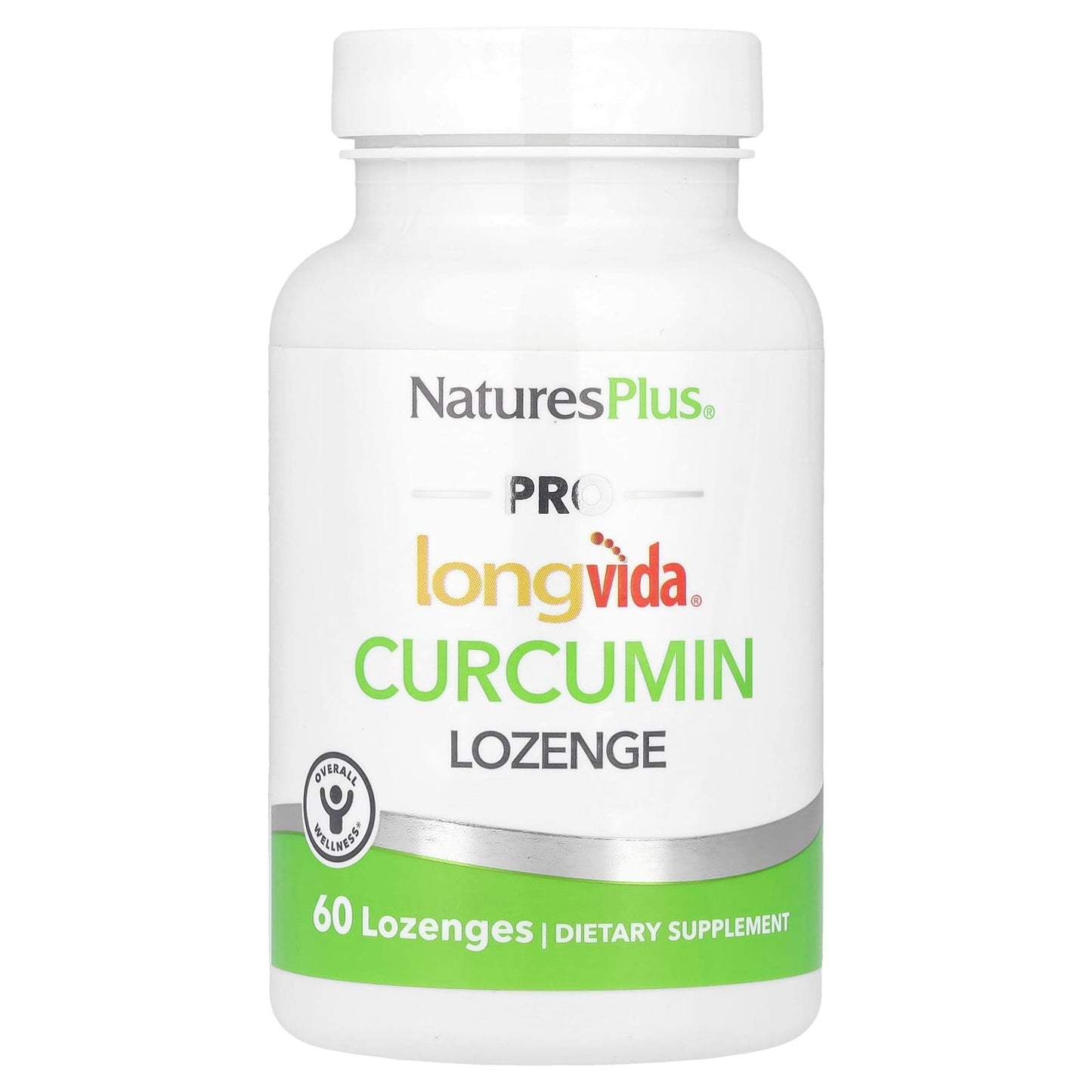 NaturesPlus, PRO longvìda® Curcumin Lozenge, 60 Lozenges (250 mg per Lozenge) - Image 1