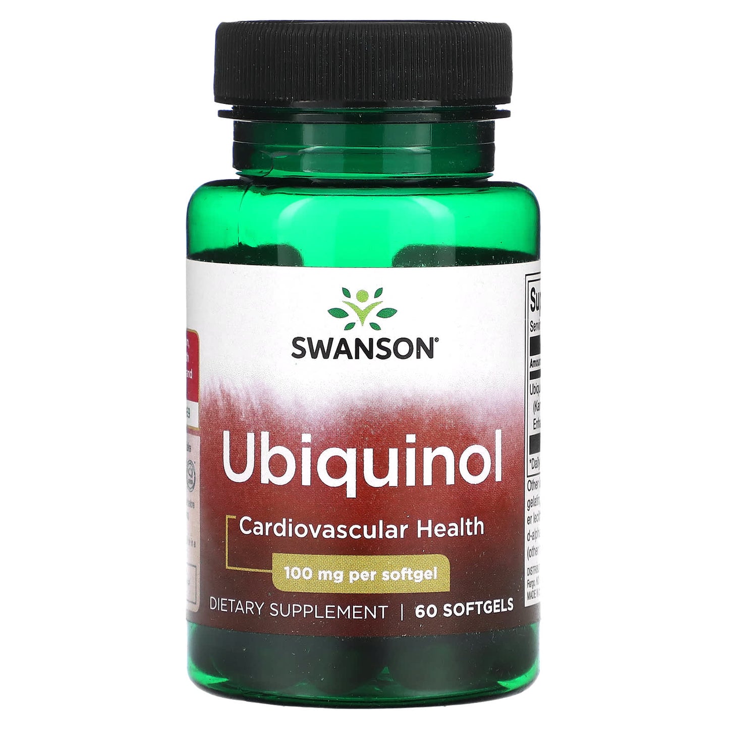 Swanson, Ubiquinol, 100 mg, 60 Softgels - Image 1
