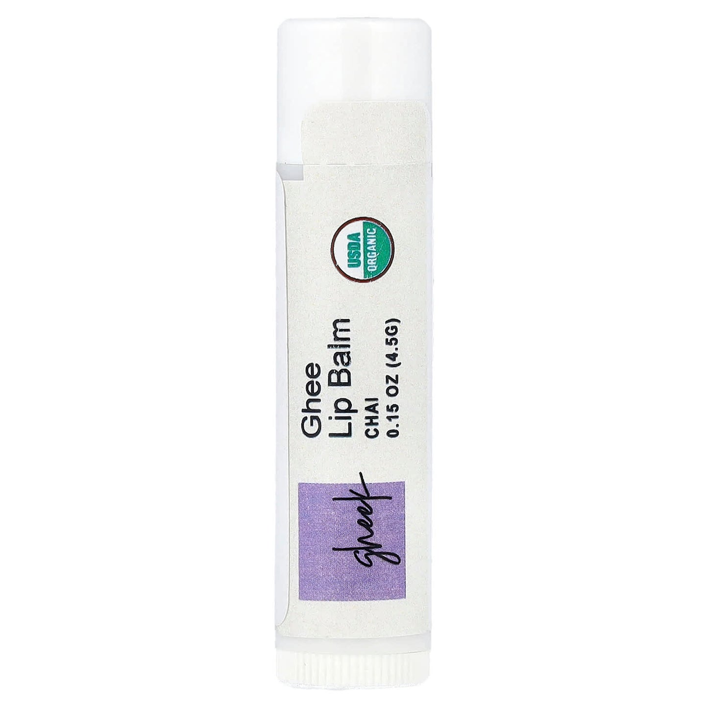 Pure Indian Foods, Gheek, Ghee Lip Balm, Chai , 0.15 oz (4.5 g) - Image 1