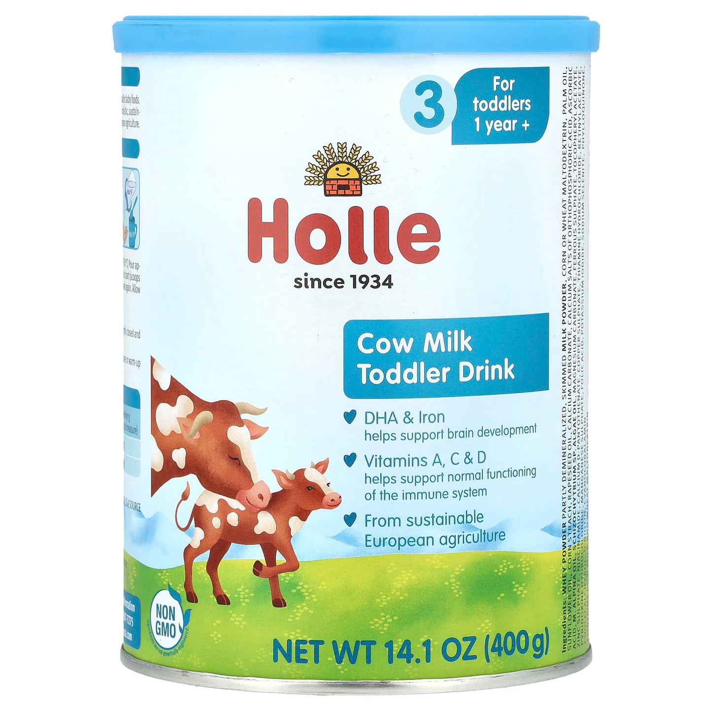 Holle Toddler Formula with DHA & Iron, 1 Year+, 14.1 oz (400 g) - Image 1