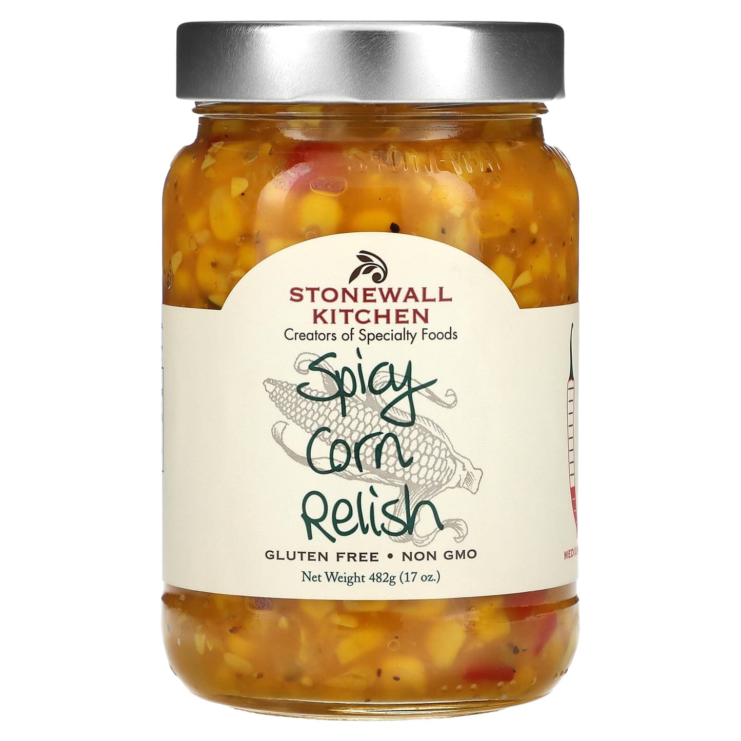 Stonewall Kitchen, Spicy Corn Relish, Medium, 17 oz (482 g) - Image 1