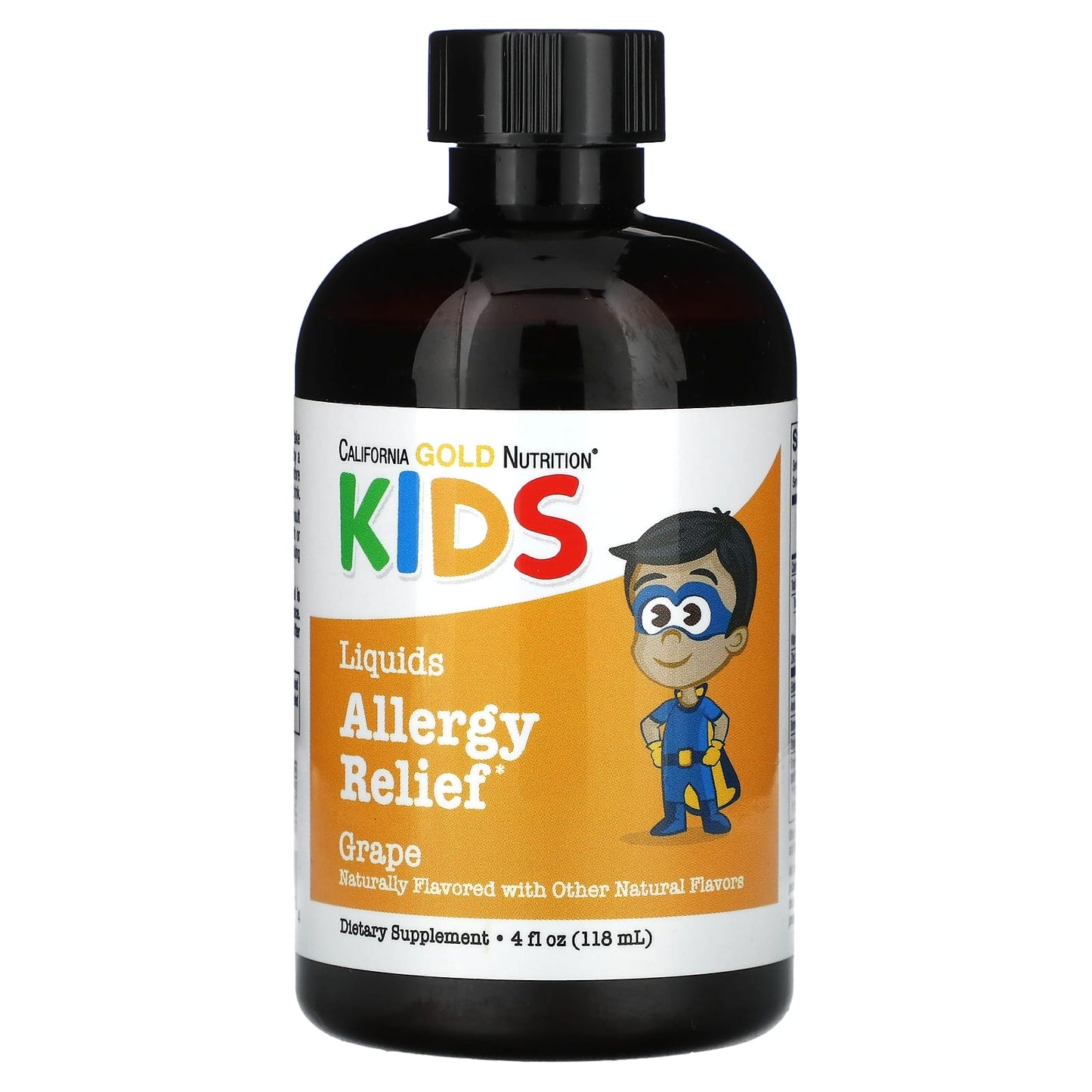 California Gold Nutrition Liquid Allergy Relief for Kids - Image 1