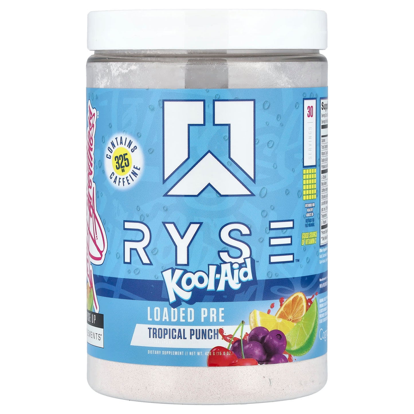 RYSE, Loaded Pre, Kool-Aid™ Tropical Punch, 15 oz (426 g) - Image 1