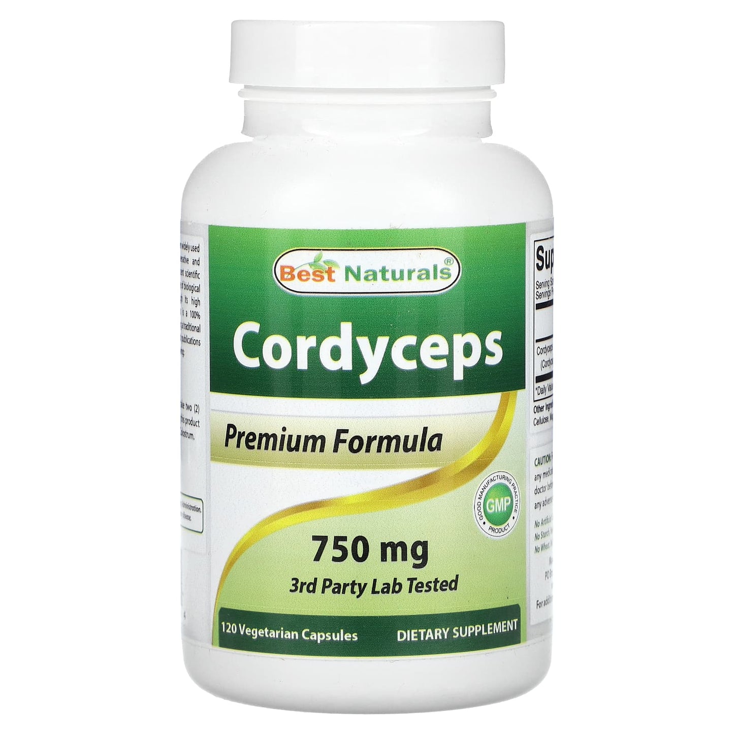 Cordyceps Supplement for Energy and Immunity - 120 Capsules - Image 1