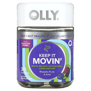 OLLY Keep It Movin' Plum Berry Gut Health Gummies