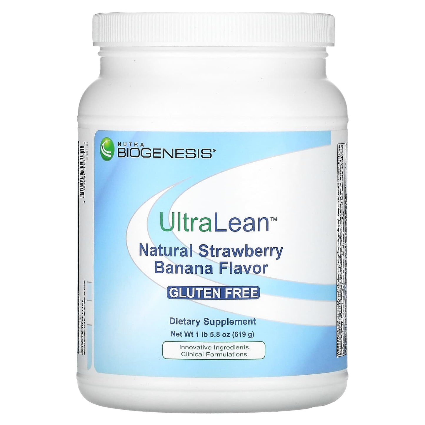 Nutra BioGenesis, UltraLean, Natural Strawberry Banana, 1 lb 5.8 oz (619 g) - Image 1