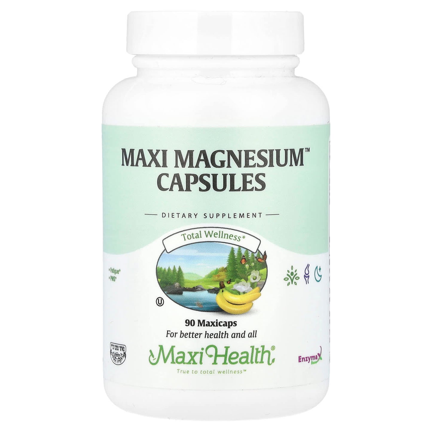 Maxi Health, Maxi Magnesium™ Capsules, 90 Maxicaps - Image 1