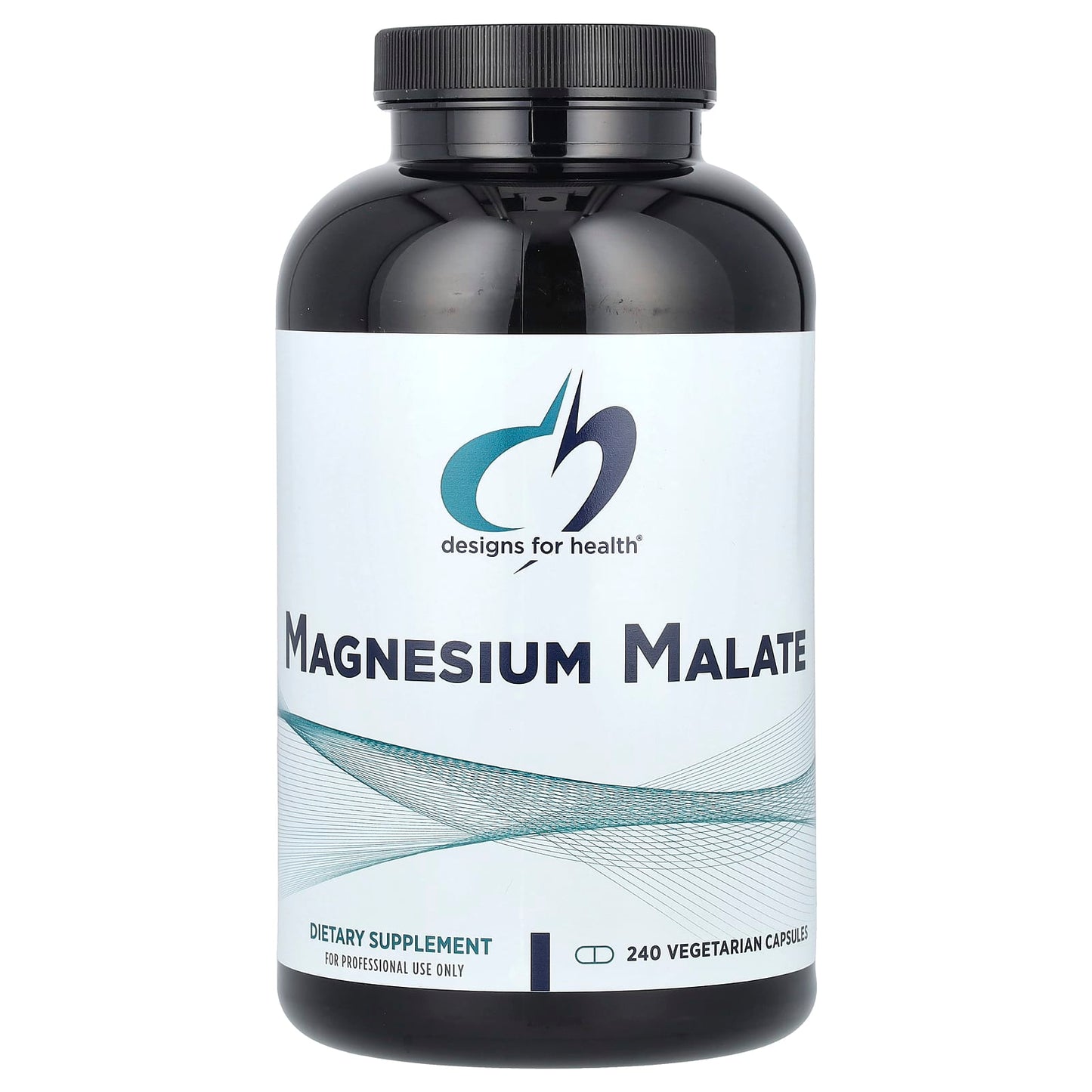 Magnesium Malate Dietary Supplement by Designs For Health - 240 Capsules - Image 1