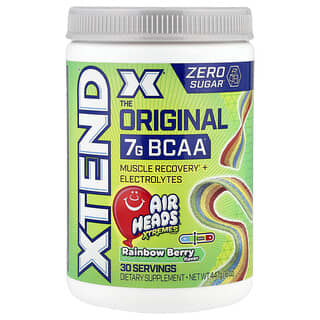 XTEND Original BCAA Recovery Supplement - 7g, Sugar-Free, Rainbow Berry Flavor